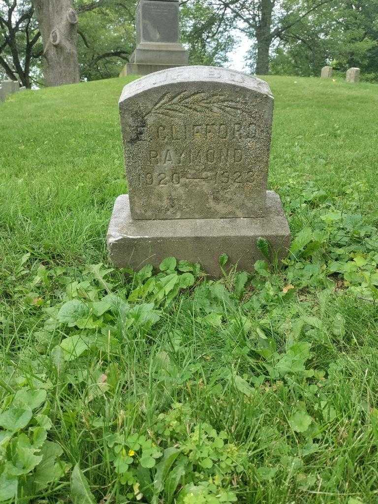 Clifford "Dur Boy" Raymond's grave. Photo 3