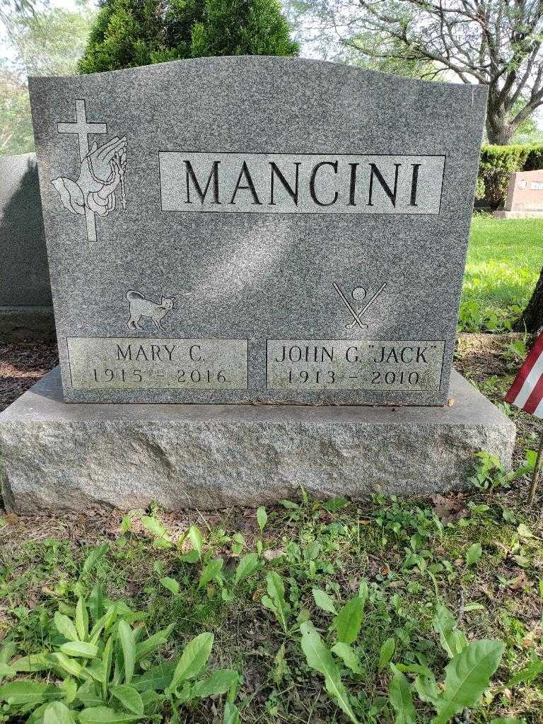 John G. "Jack" Mancini's grave. Photo 3
