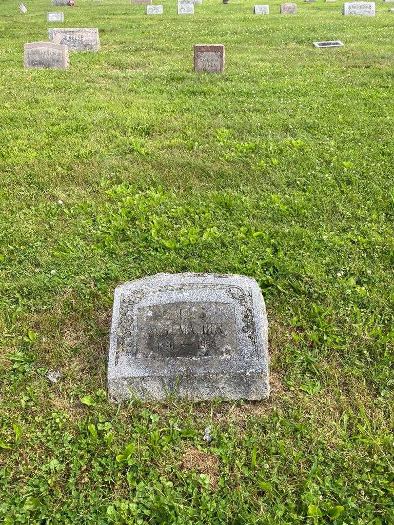 Emil J. Schumacher's grave. Photo 2