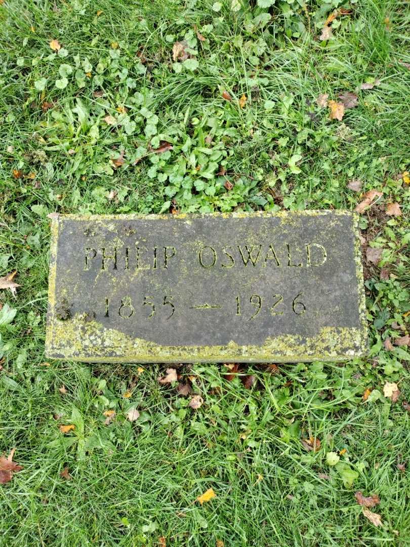 Philip Oswald's grave. Photo 3