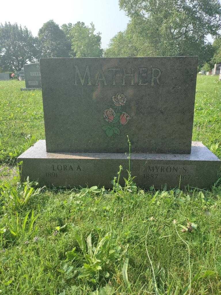 Myron S. Mather's grave. Photo 1