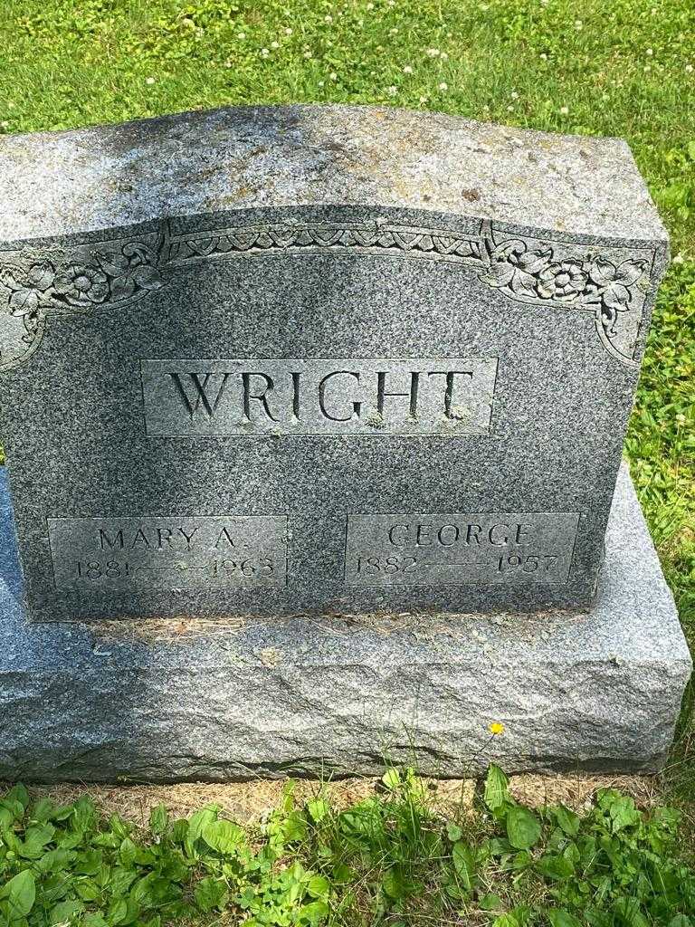 George Wright's grave. Photo 3