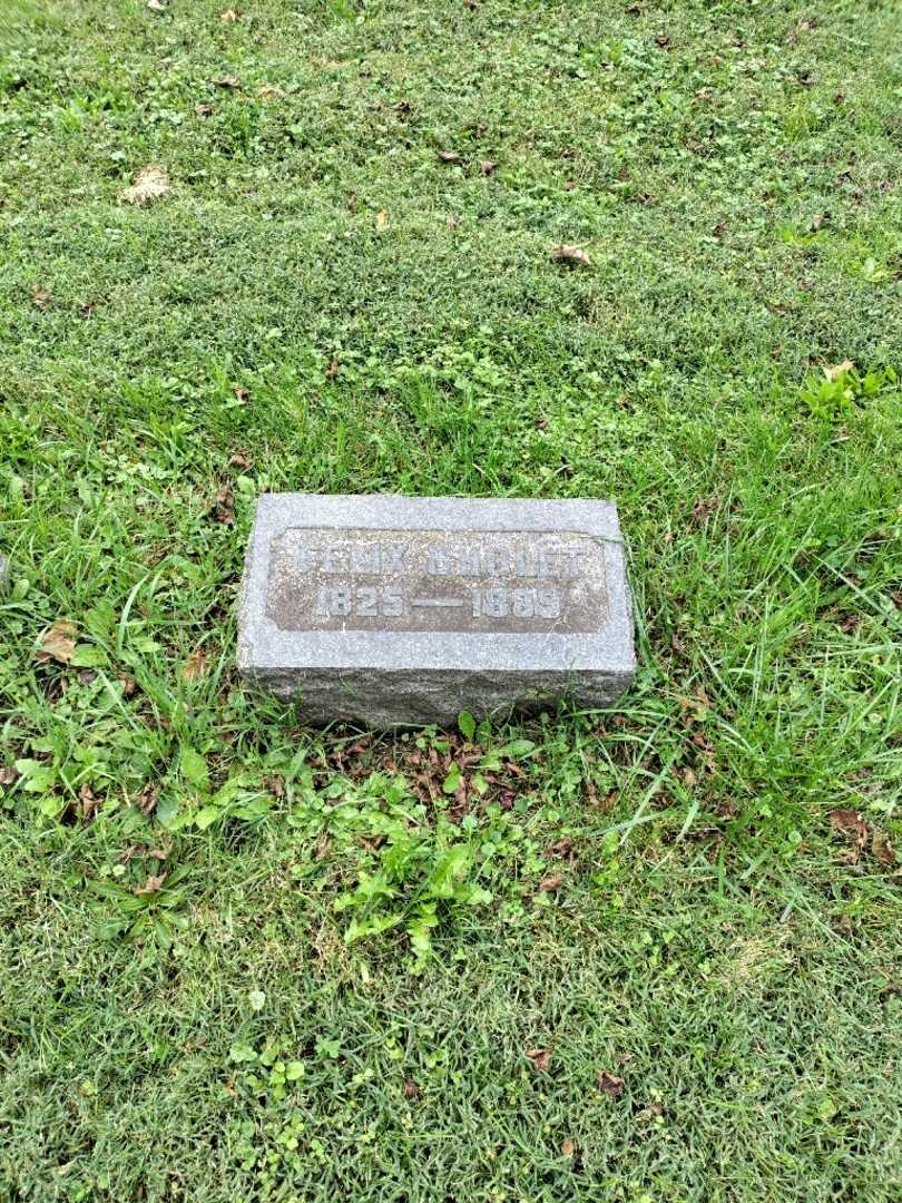 Felix Cholet's grave. Photo 2