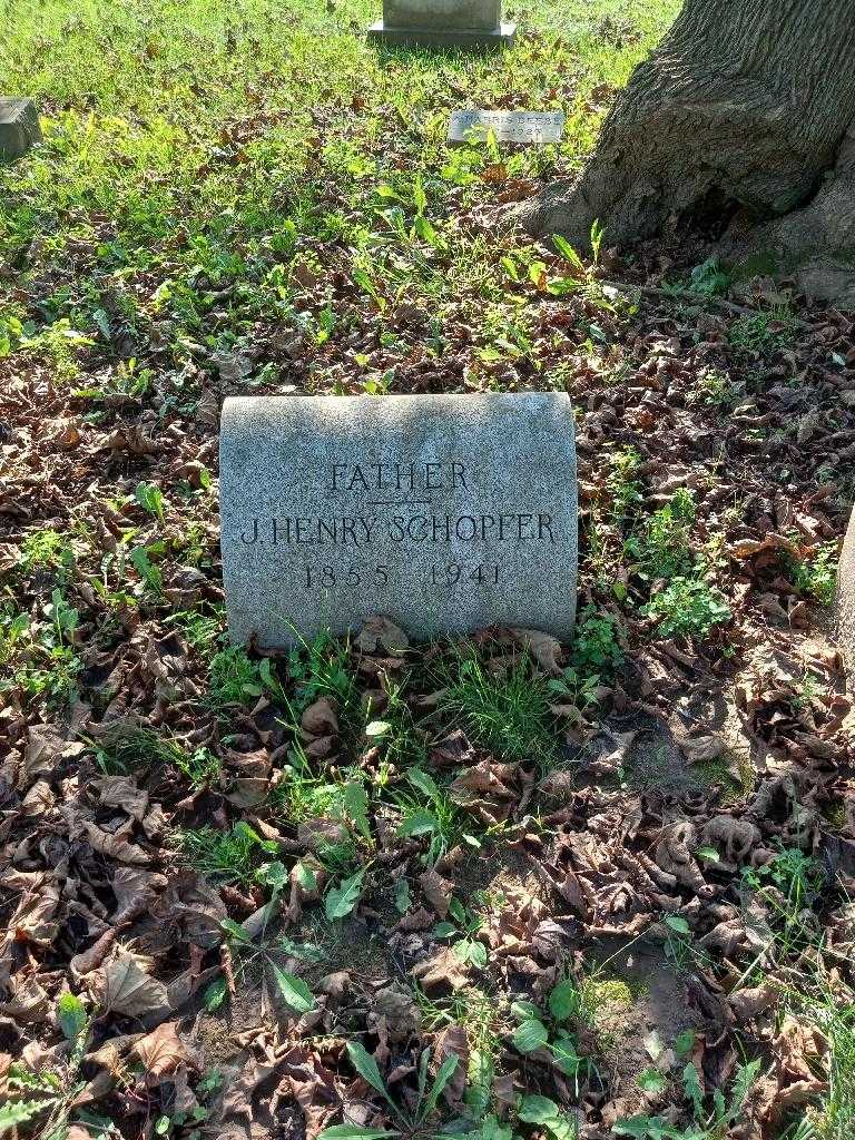 J. Henry Schopfer's grave. Photo 2