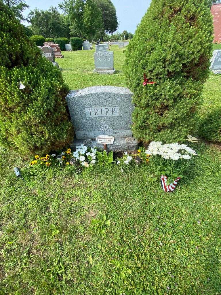 Marion H. Tripp's grave. Photo 1