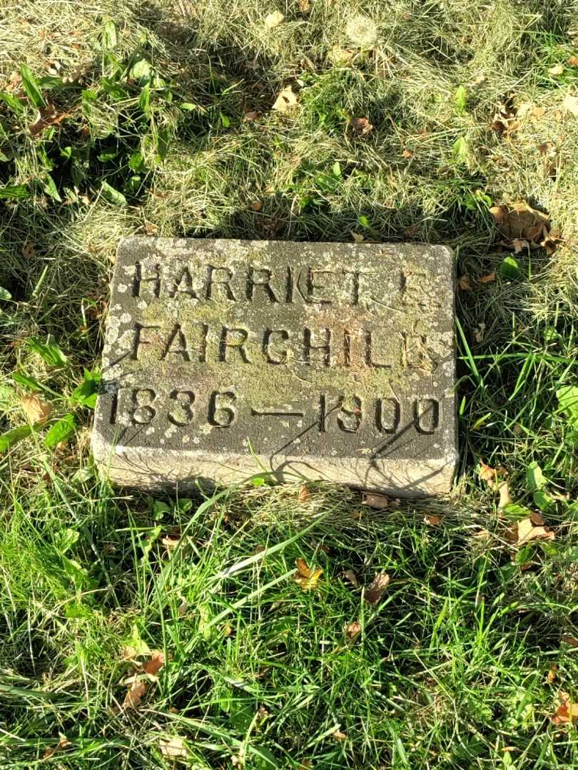 Harriet E. Fairchild's grave. Photo 3