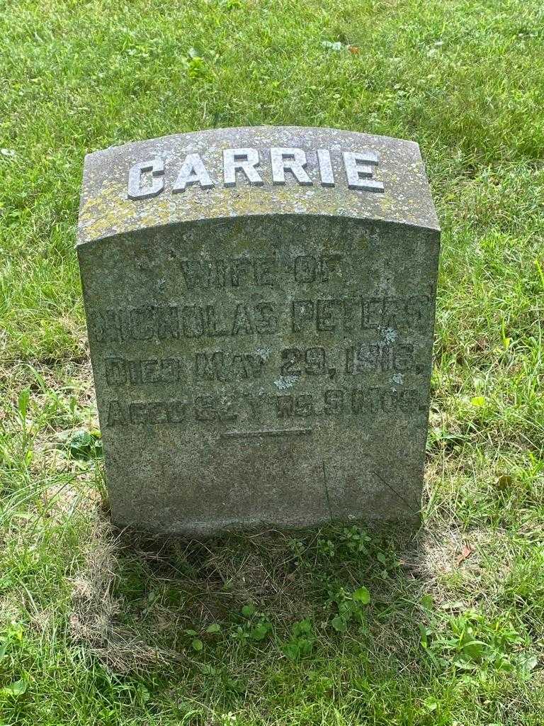 Caroline S. Peters's grave. Photo 3