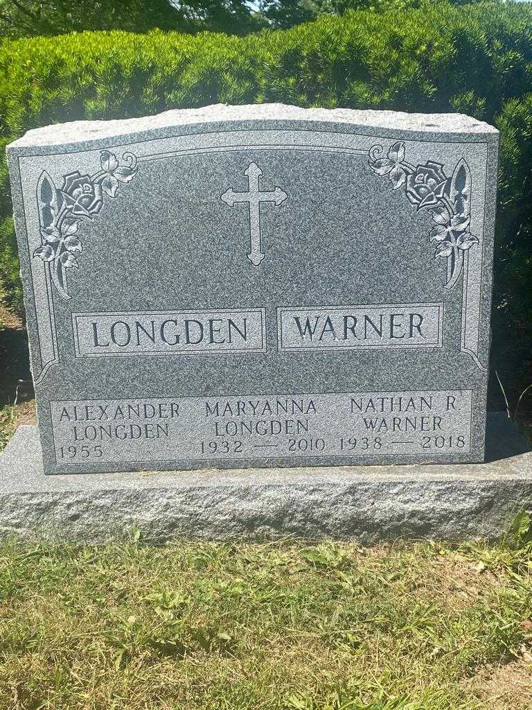 Maryanna Longden's grave. Photo 3