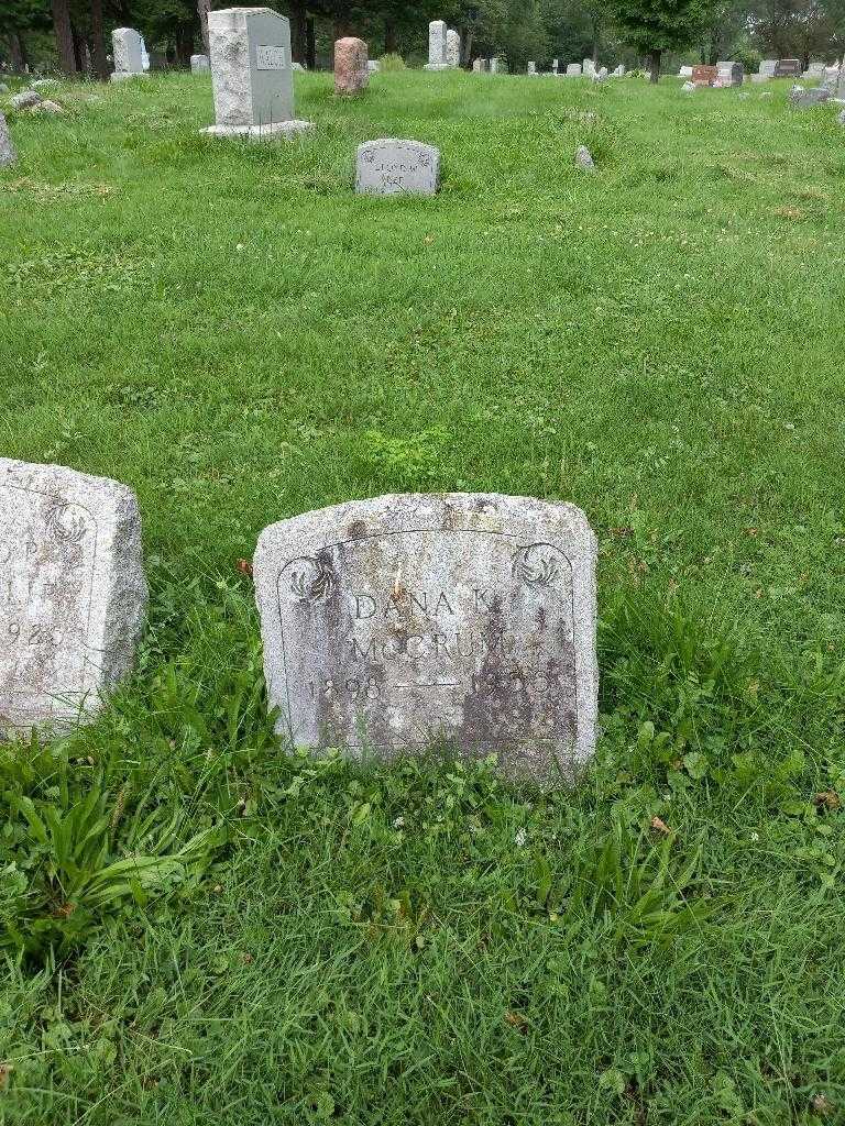 Dana K. McCrum's grave. Photo 1