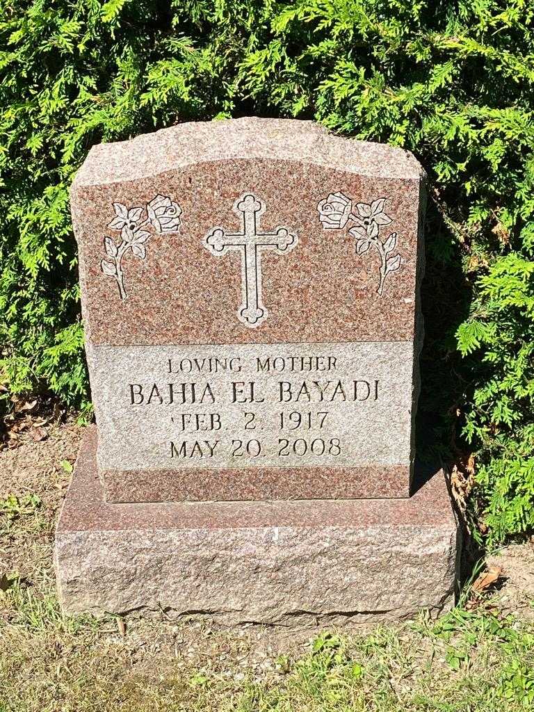 Bahia El Bayadi's grave. Photo 3