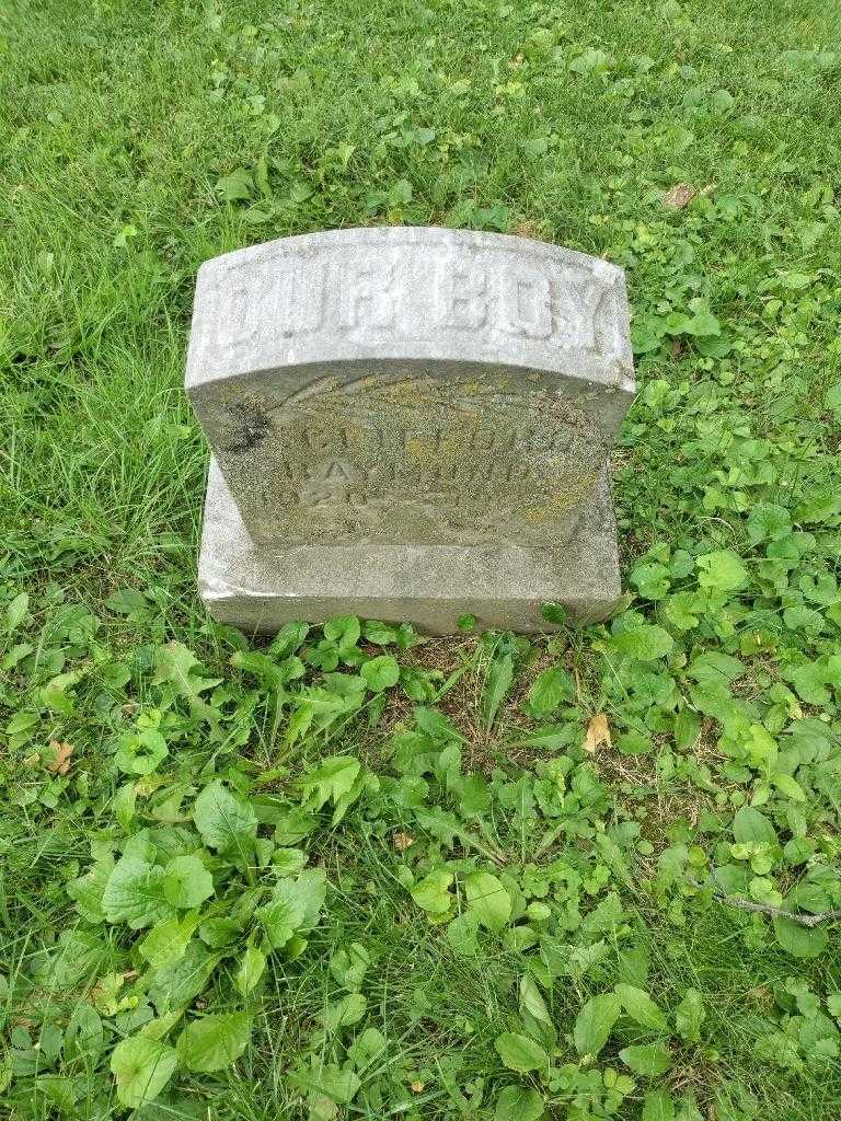 Clifford "Dur Boy" Raymond's grave. Photo 3