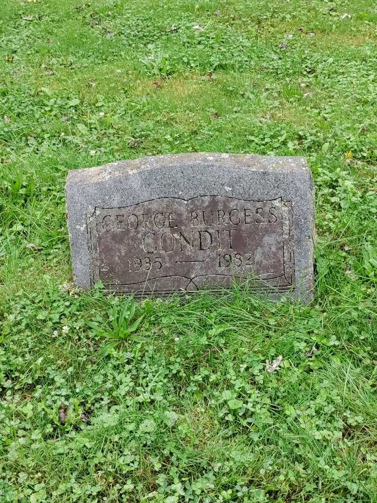 George B. Condit's grave. Photo 1
