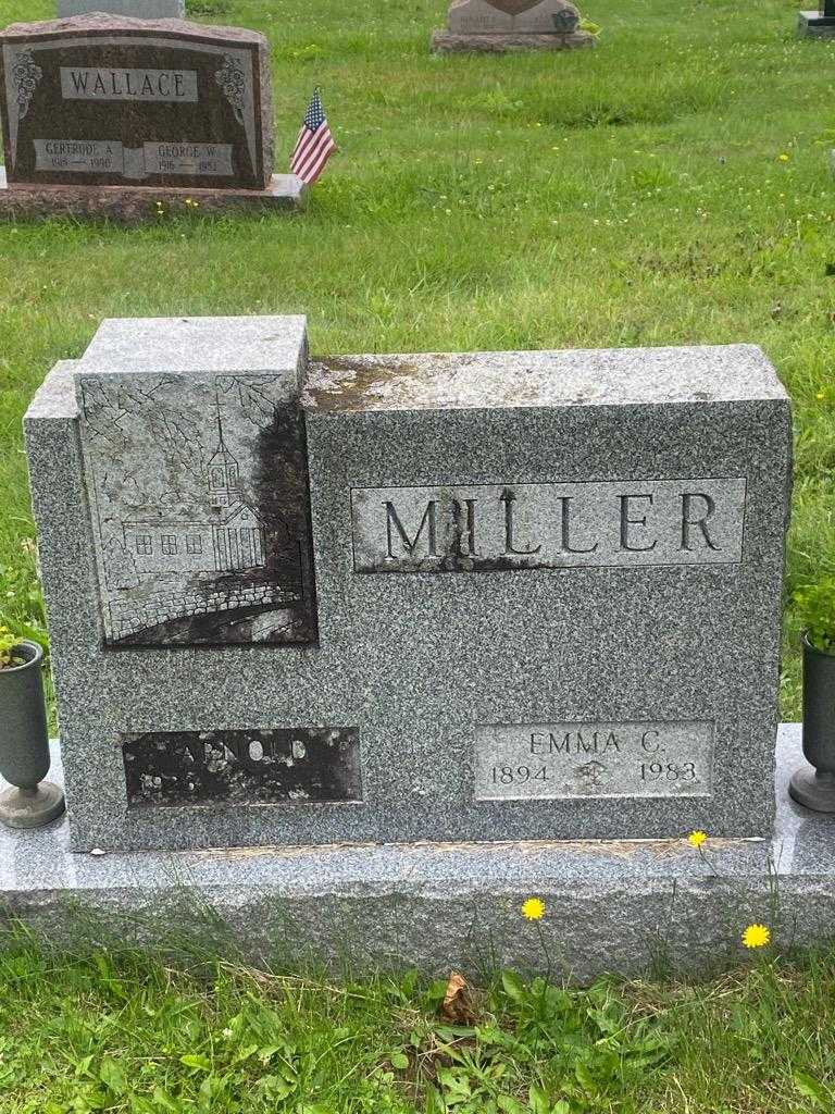 Emma C. Miller's grave. Photo 3