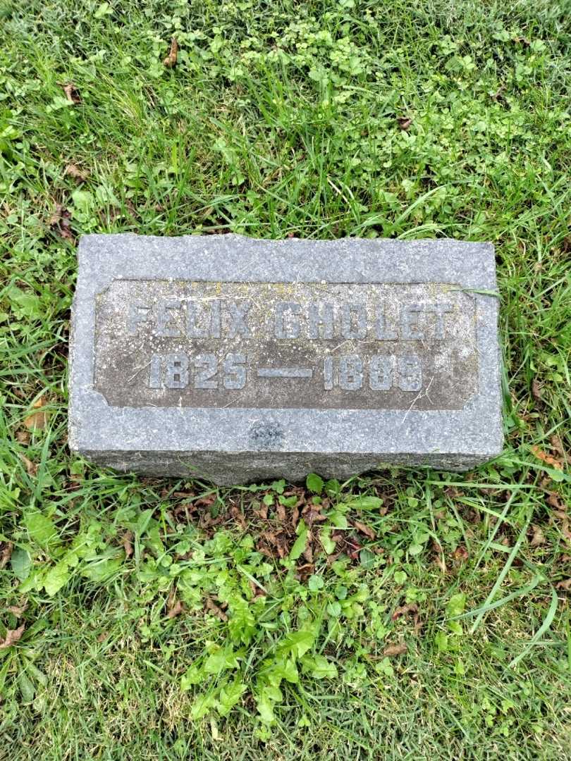 Felix Cholet's grave. Photo 3