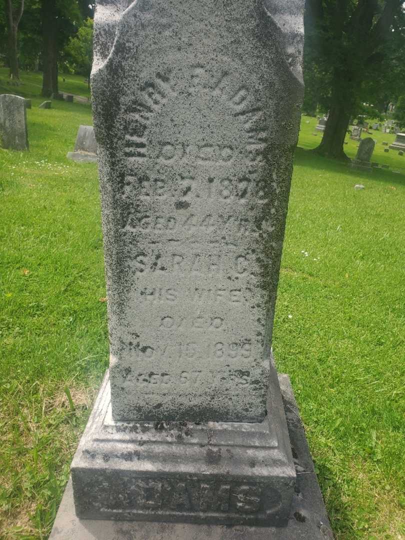 Sarah C. Adams's grave. Photo 3