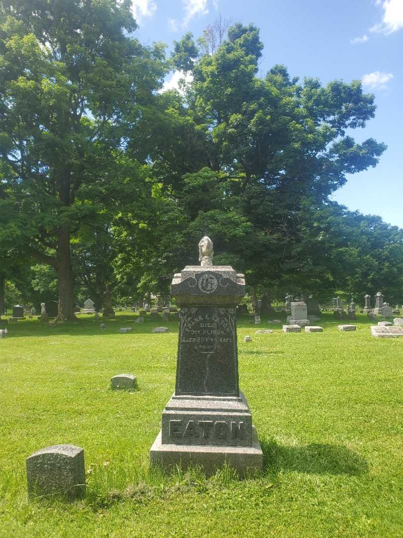 Frank E. Eaton's grave. Photo 2