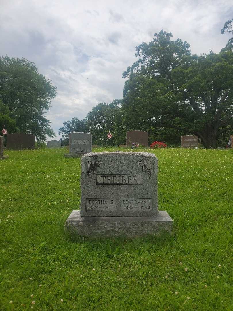 Boardman E. Treiber's grave. Photo 2