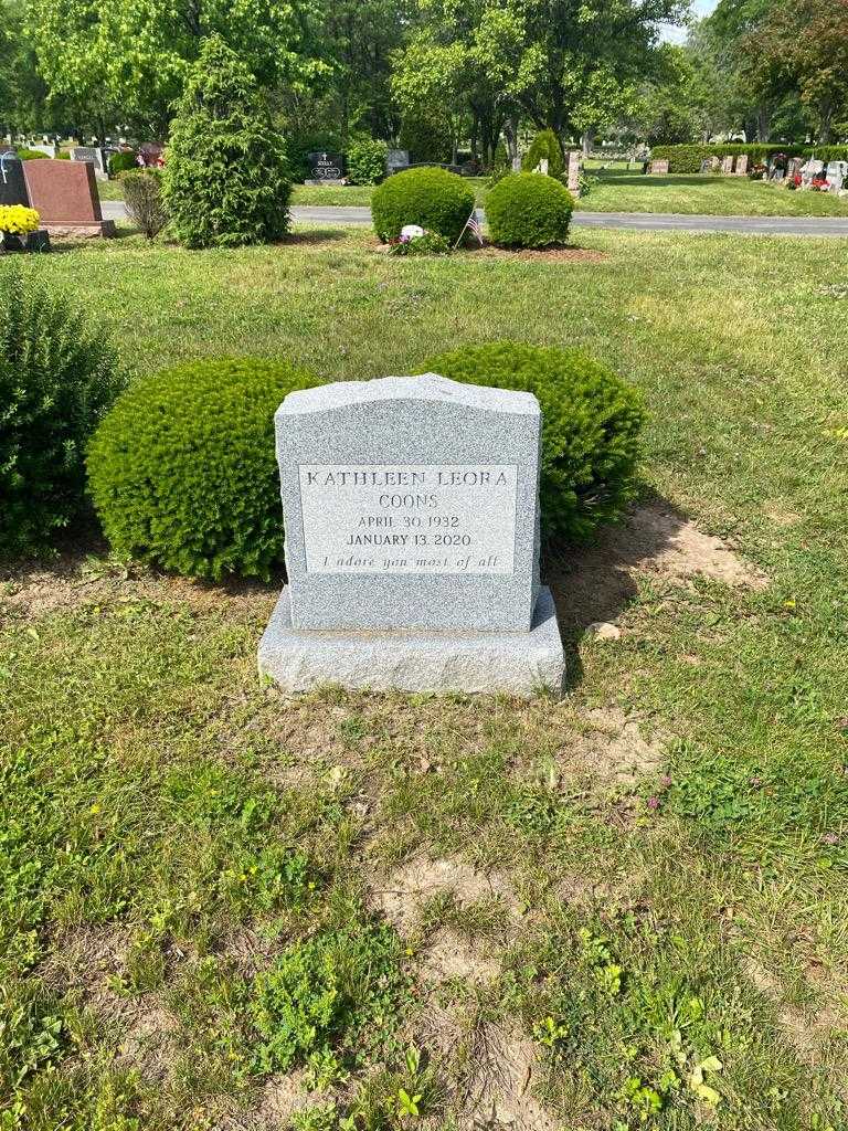 Kathleen Leora Coons's grave. Photo 2