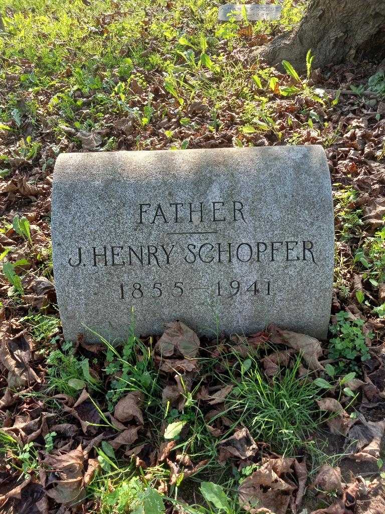 J. Henry Schopfer's grave. Photo 3