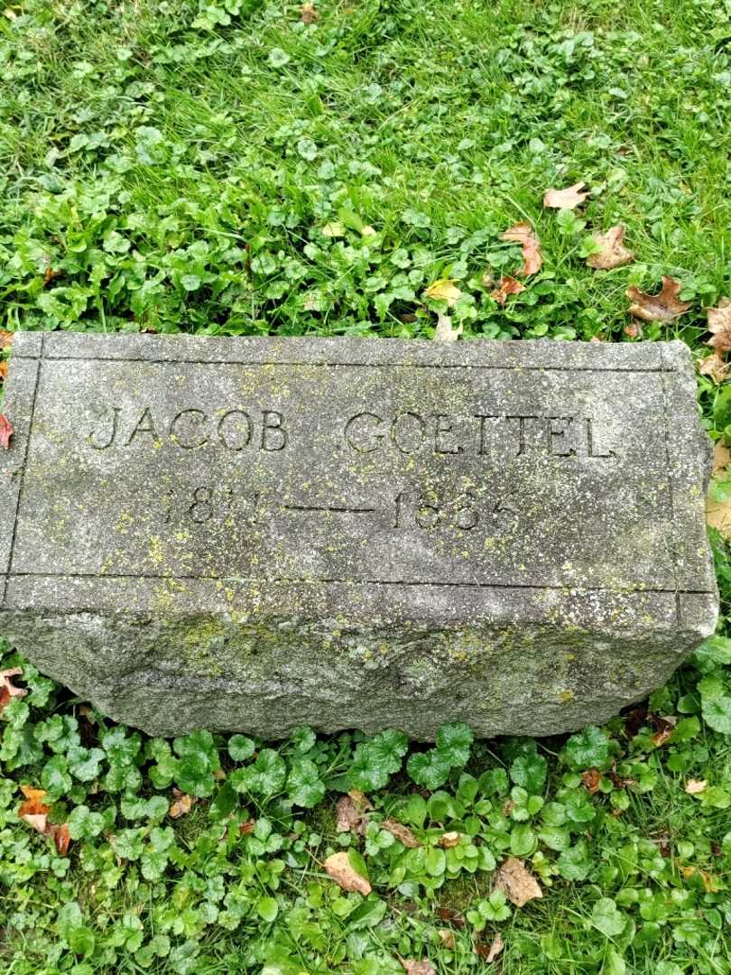 Jacob Goettel's grave. Photo 3