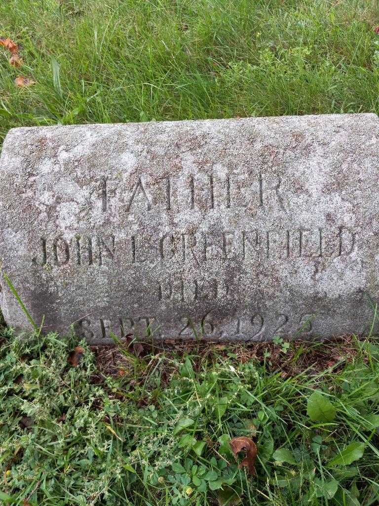 John Levi Greenfield's grave. Photo 2