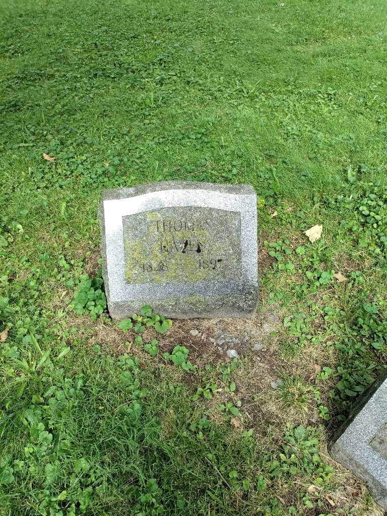Thomas Haven's grave. Photo 2