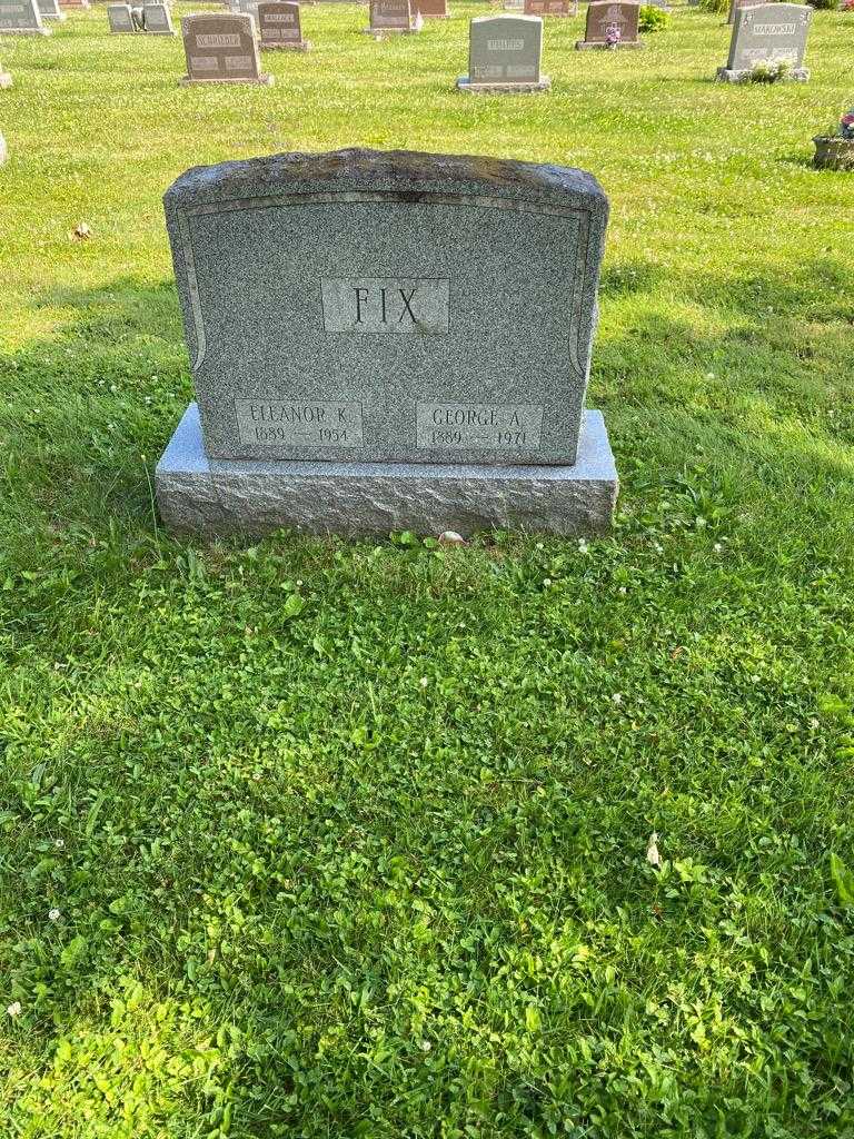 George A. Fix's grave. Photo 2