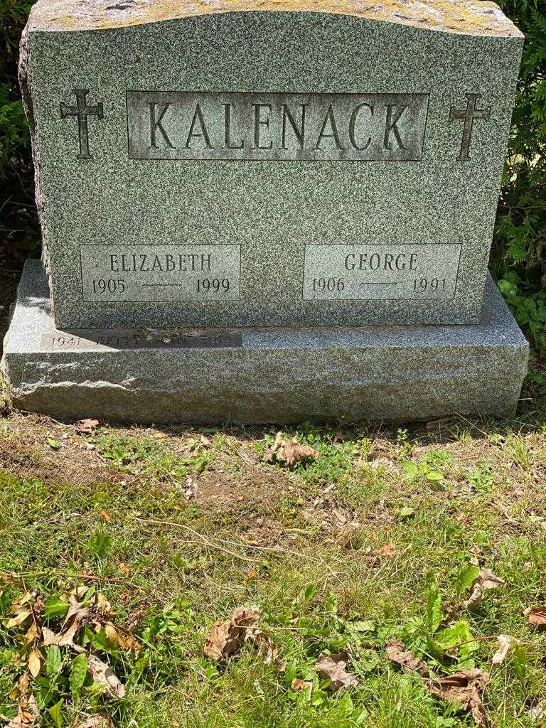 Elizabeth Kalenack's grave. Photo 3
