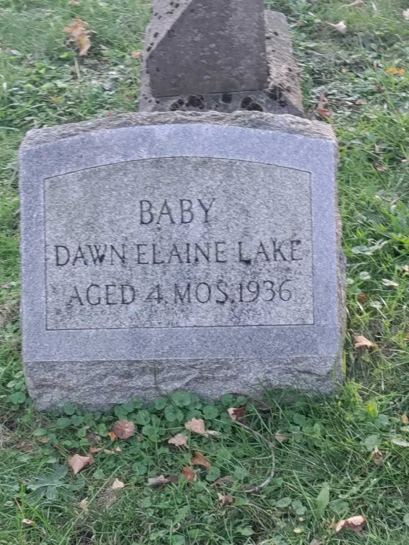 Dawn Elaine Lake's grave. Photo 3