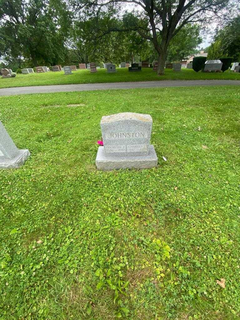 Charles F. Johnston's grave. Photo 1