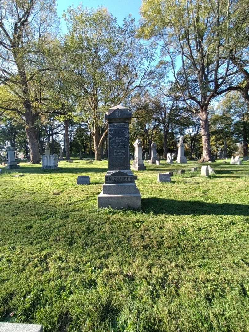 Catherine Balzhauser's grave. Photo 1