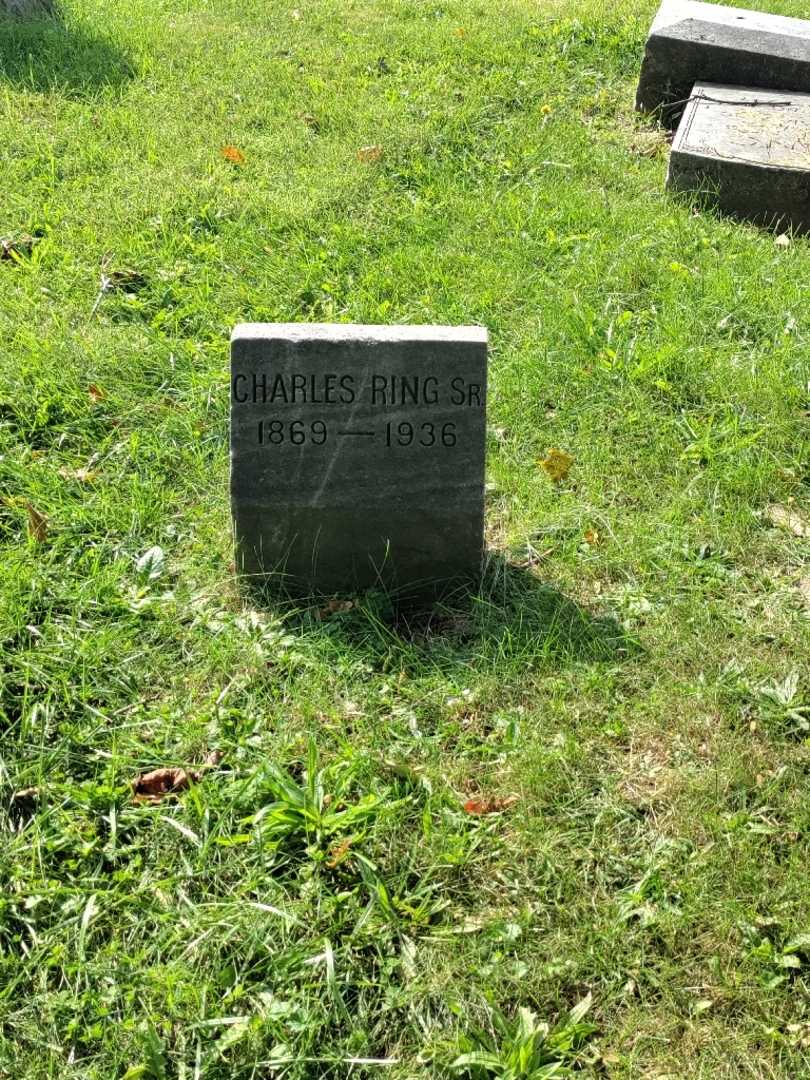Charles Ring Senior's grave. Photo 2