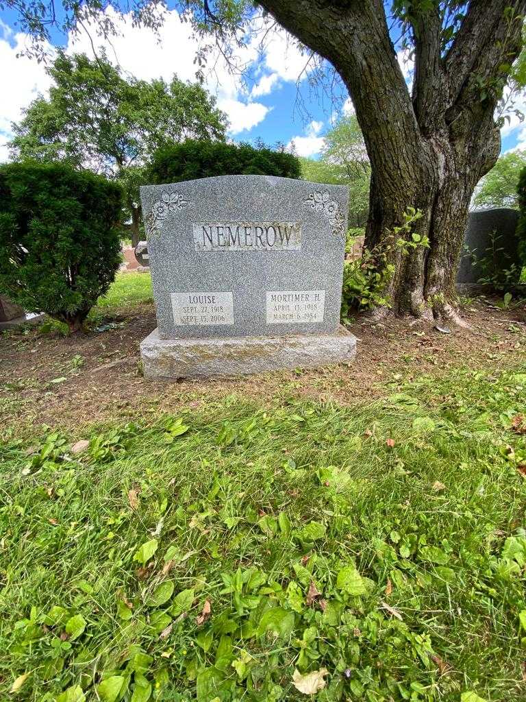 Mortimer H. Nemerow's grave. Photo 1