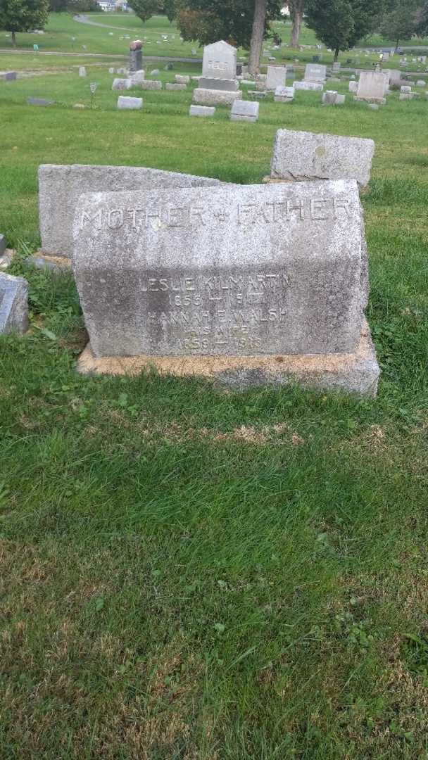 Hannah E. Kilmartin's grave. Photo 2