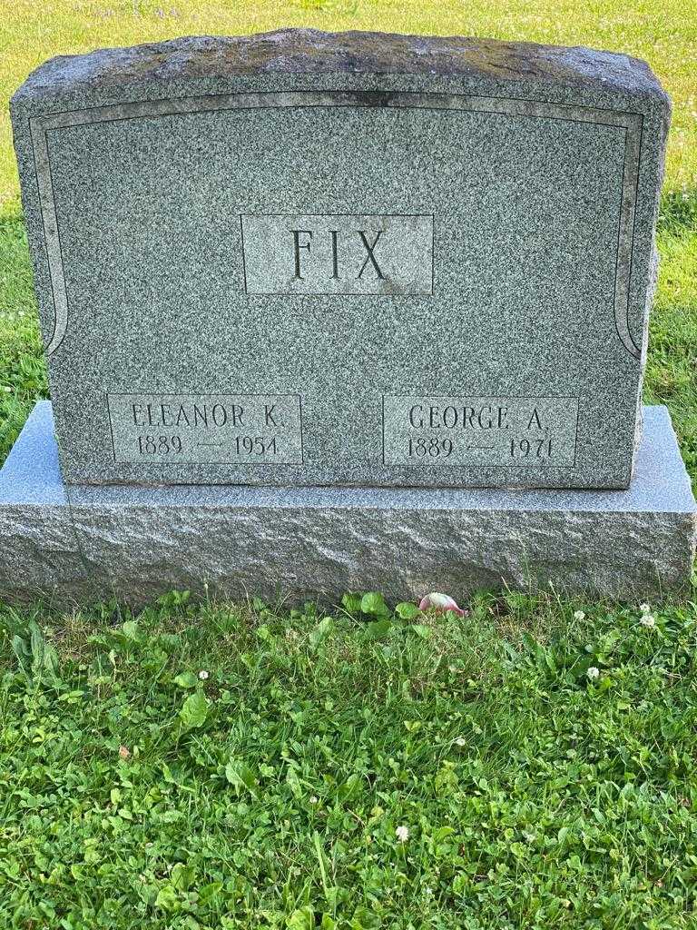 George A. Fix's grave. Photo 3