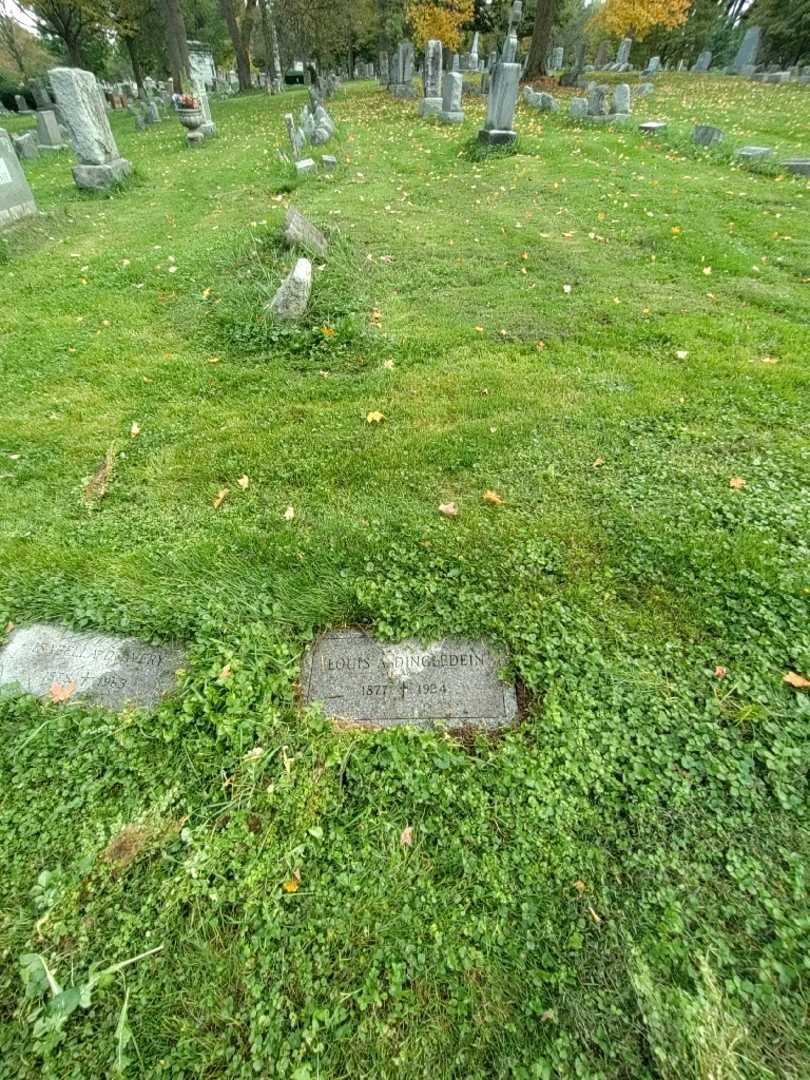 Louis A. Dingledein's grave. Photo 1