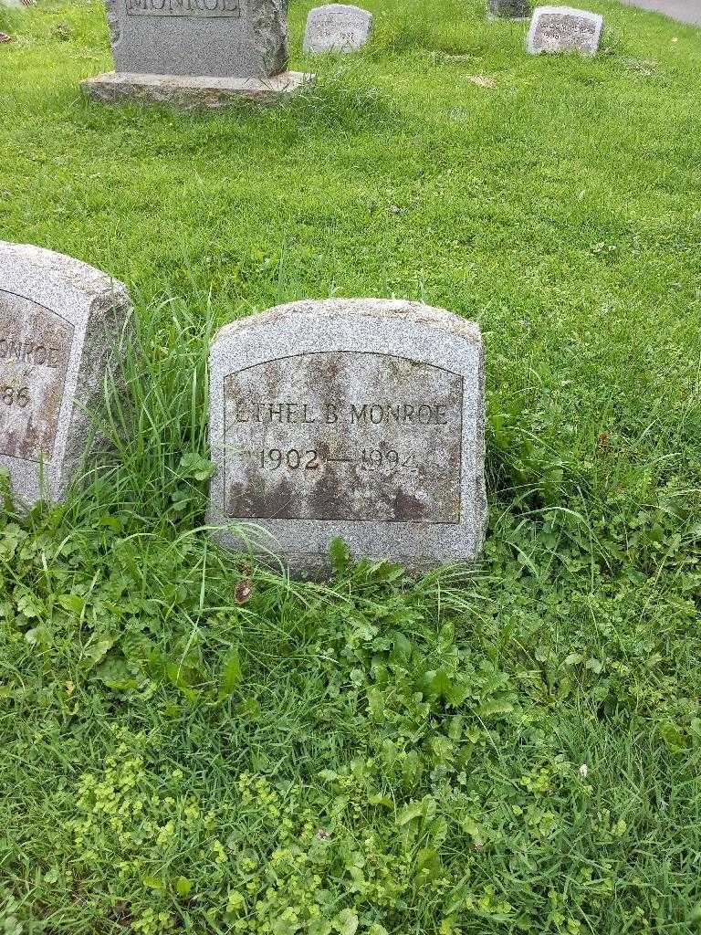 Ethel Barbara Monroe's grave. Photo 2