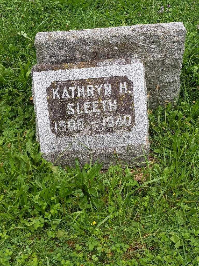 Kathryn H. Sleeth's grave. Photo 2