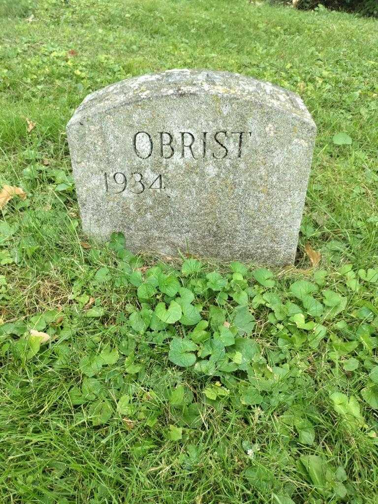 Barbara I. Obrist's grave. Photo 3