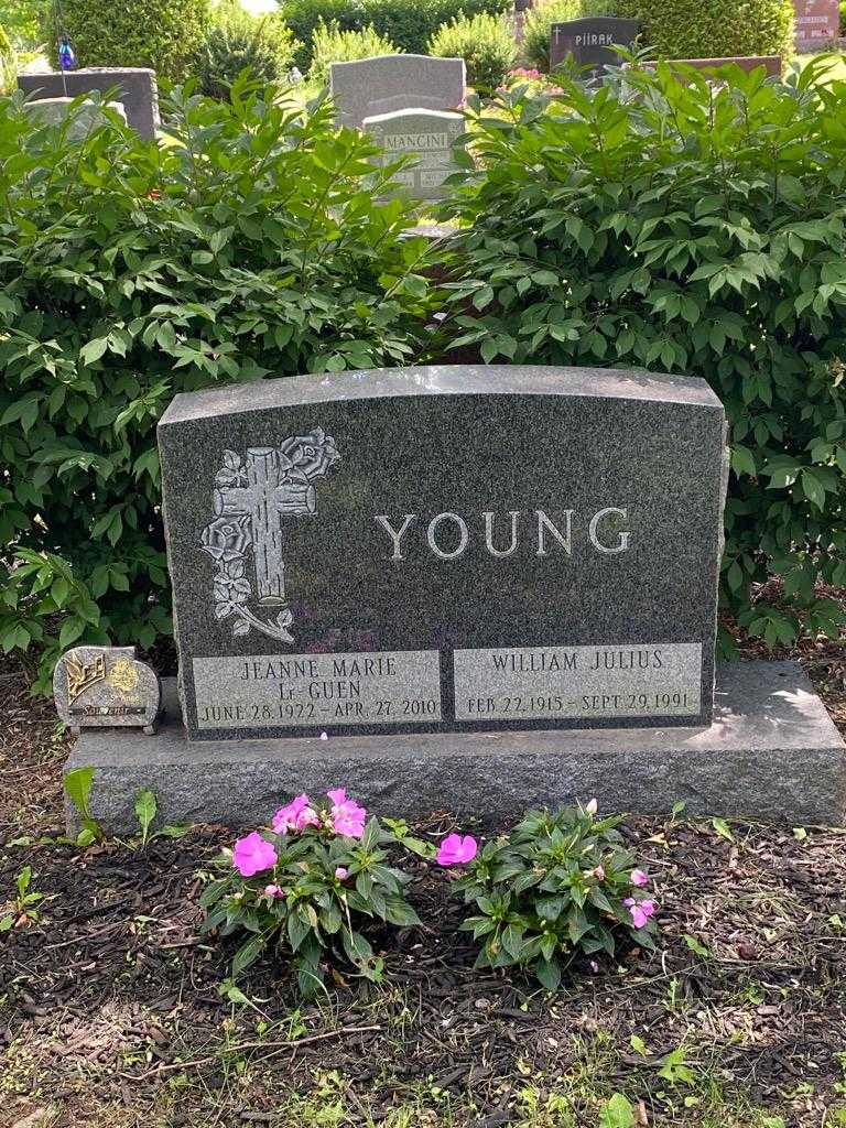 Jeanne Marie Le-Guen Young's grave. Photo 3