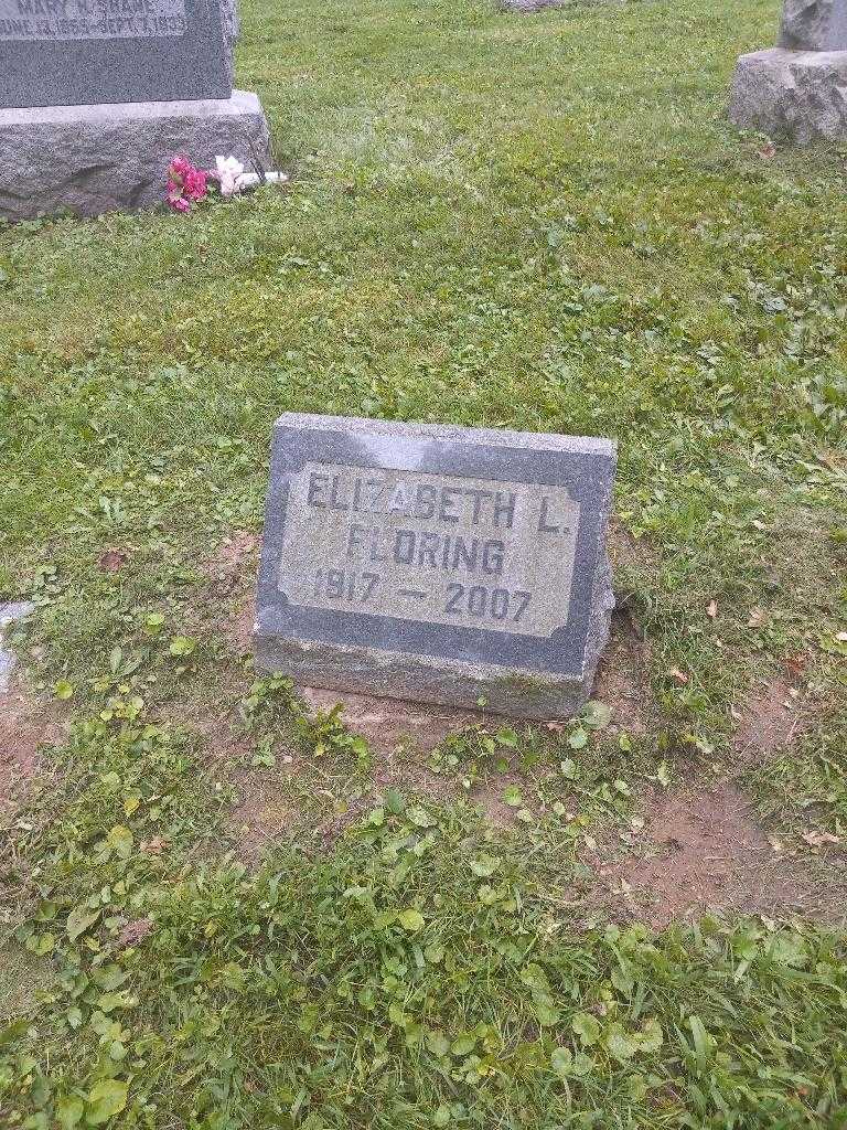 Elizabeth L. Floring's grave. Photo 2