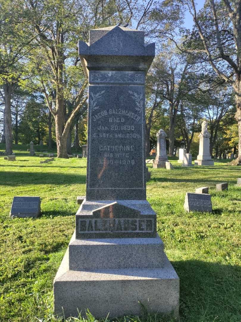 Jacob Balzhauser's grave. Photo 2