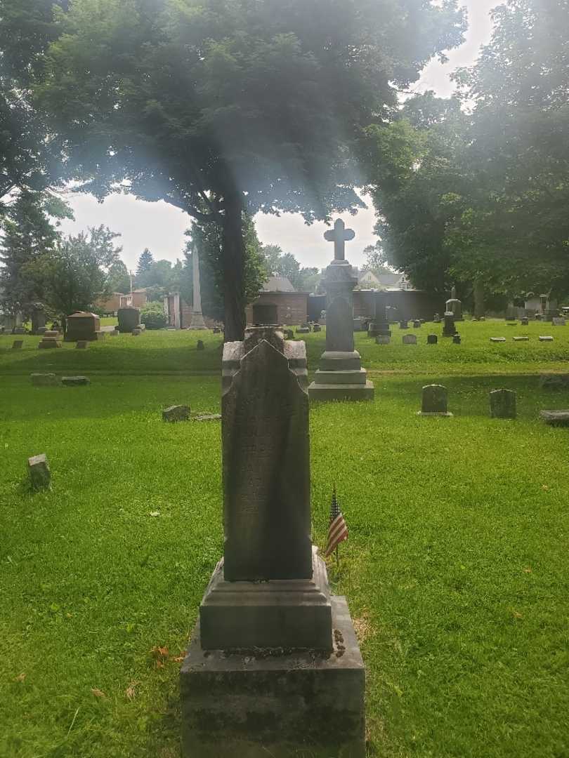 George F. Adams's grave. Photo 2