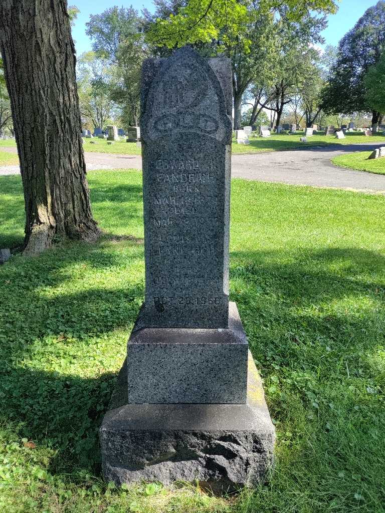 Louisa Stemler Fandrich's grave. Photo 2