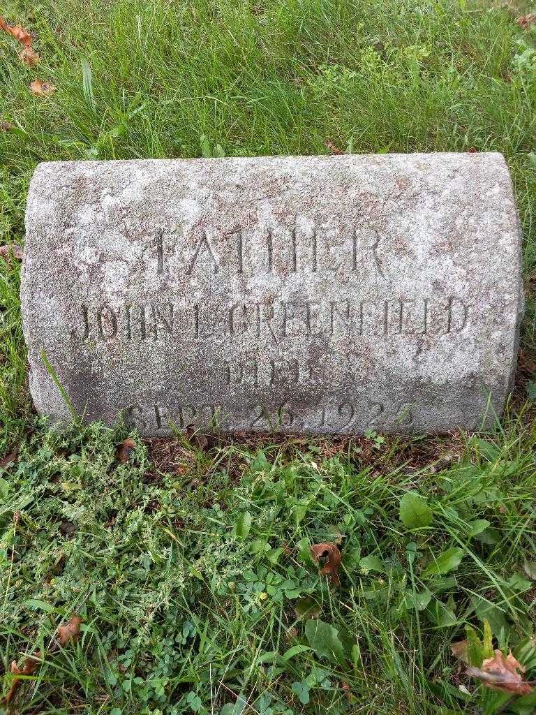 John Levi Greenfield's grave. Photo 3