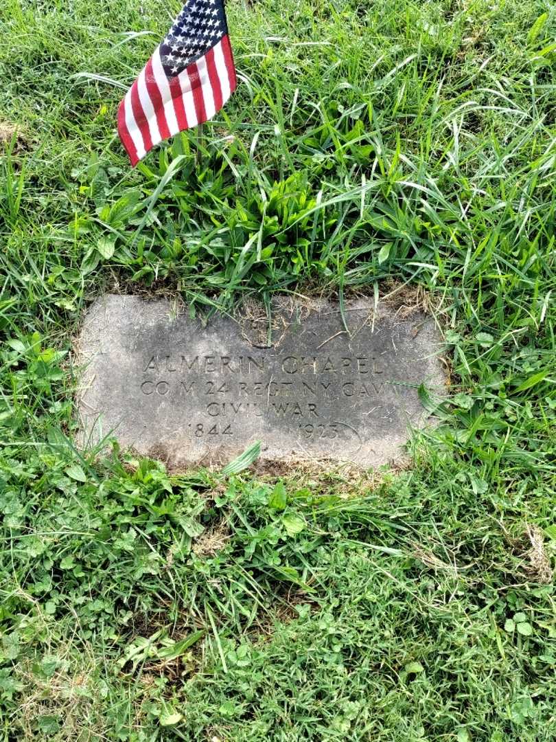 Almerin Chapel's grave. Photo 2