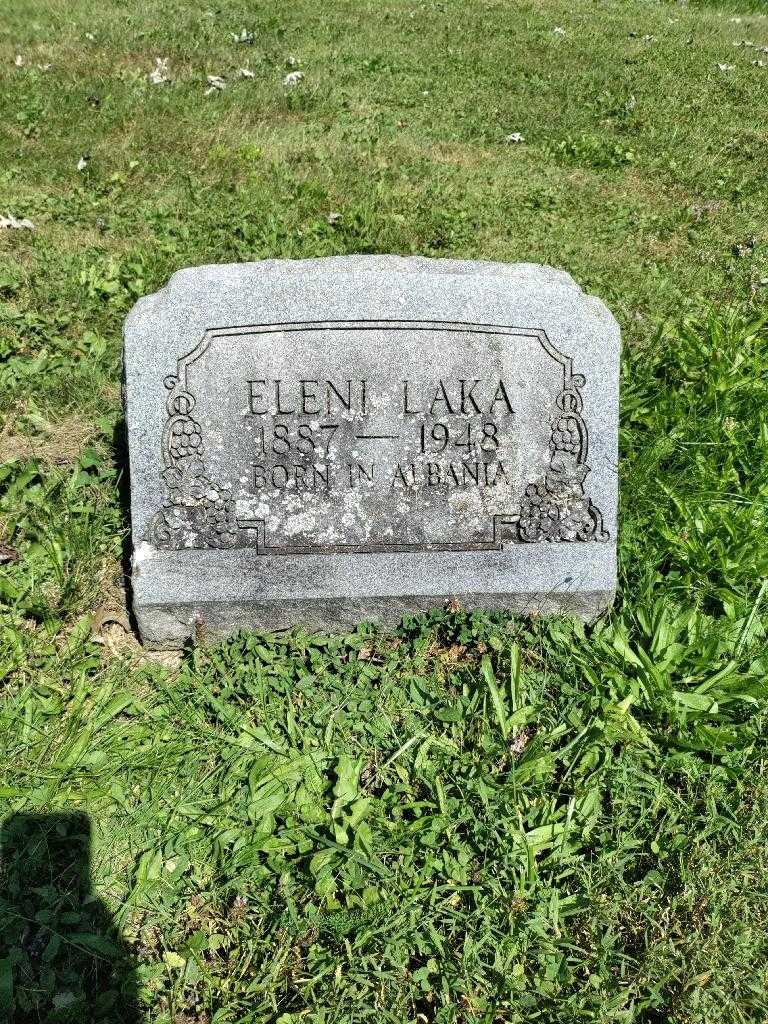 Eleni Laka's grave. Photo 2