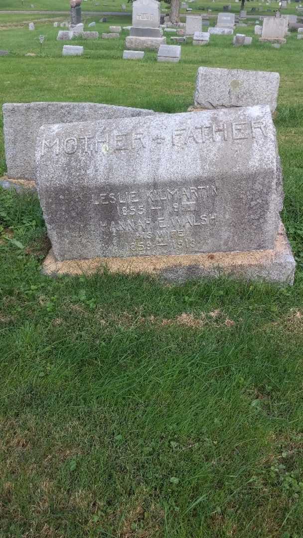 Hannah E. Kilmartin's grave. Photo 3