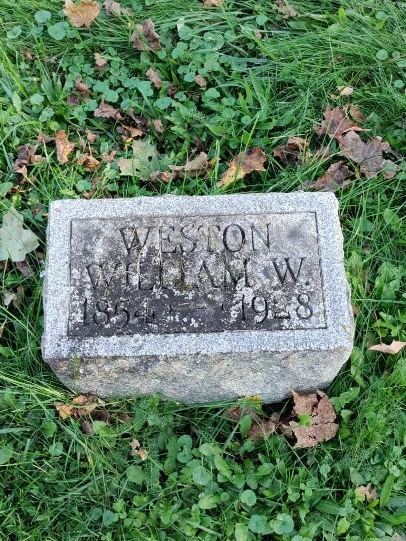 William W. Weston's grave. Photo 3