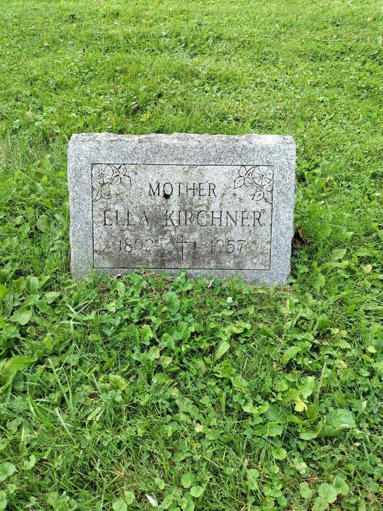 Ella Kirchner's grave. Photo 2